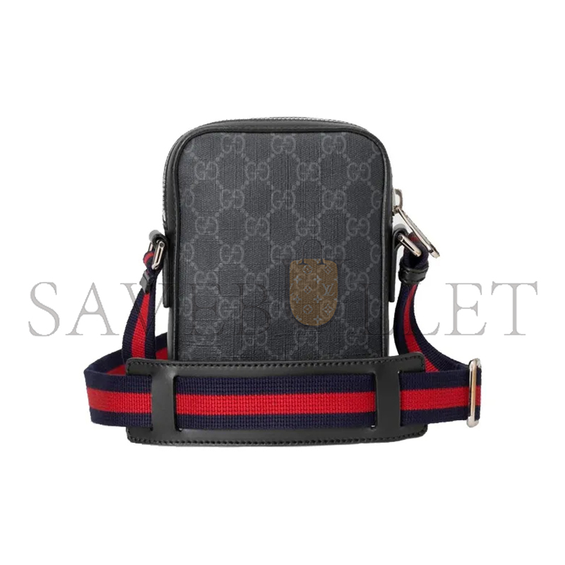 GUCCI GG BLACK MESSENGER 598103 (18*14*6cm)